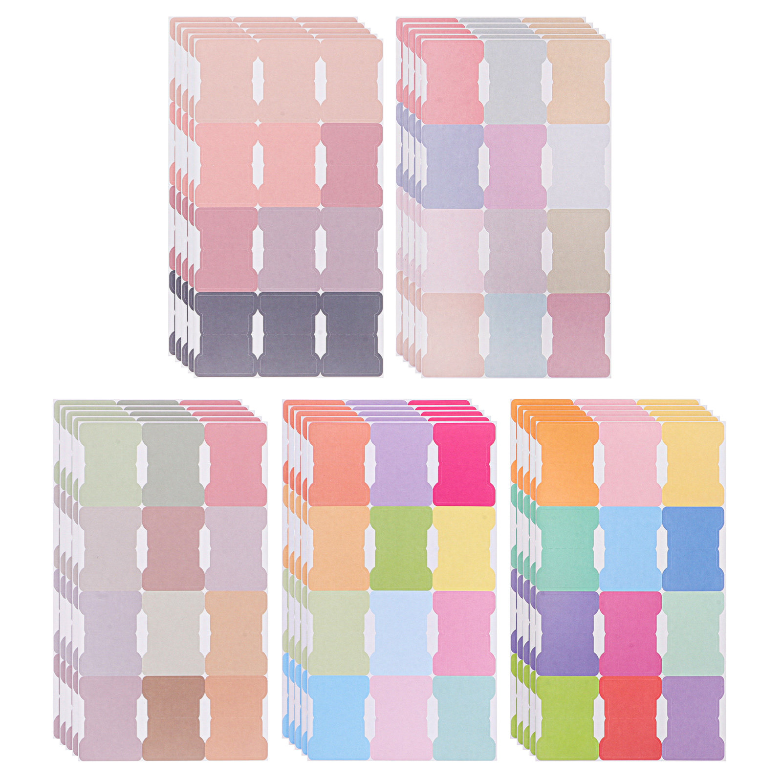 Index Tab Divider - 5Pcs Cute Pastel Index Tabs Self