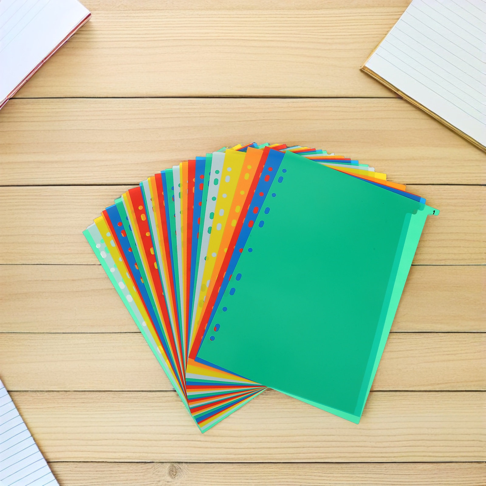 62 pcs Binder Notebook Plastic - Index Tab Divider review and price