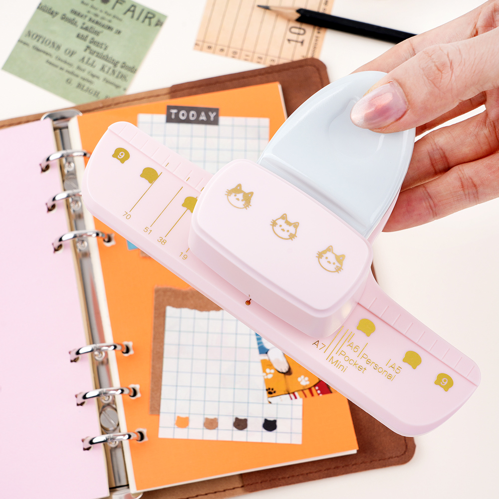 Cute Cat Head 3-Hole Punch for - Paper Punch 3 Hole review and price