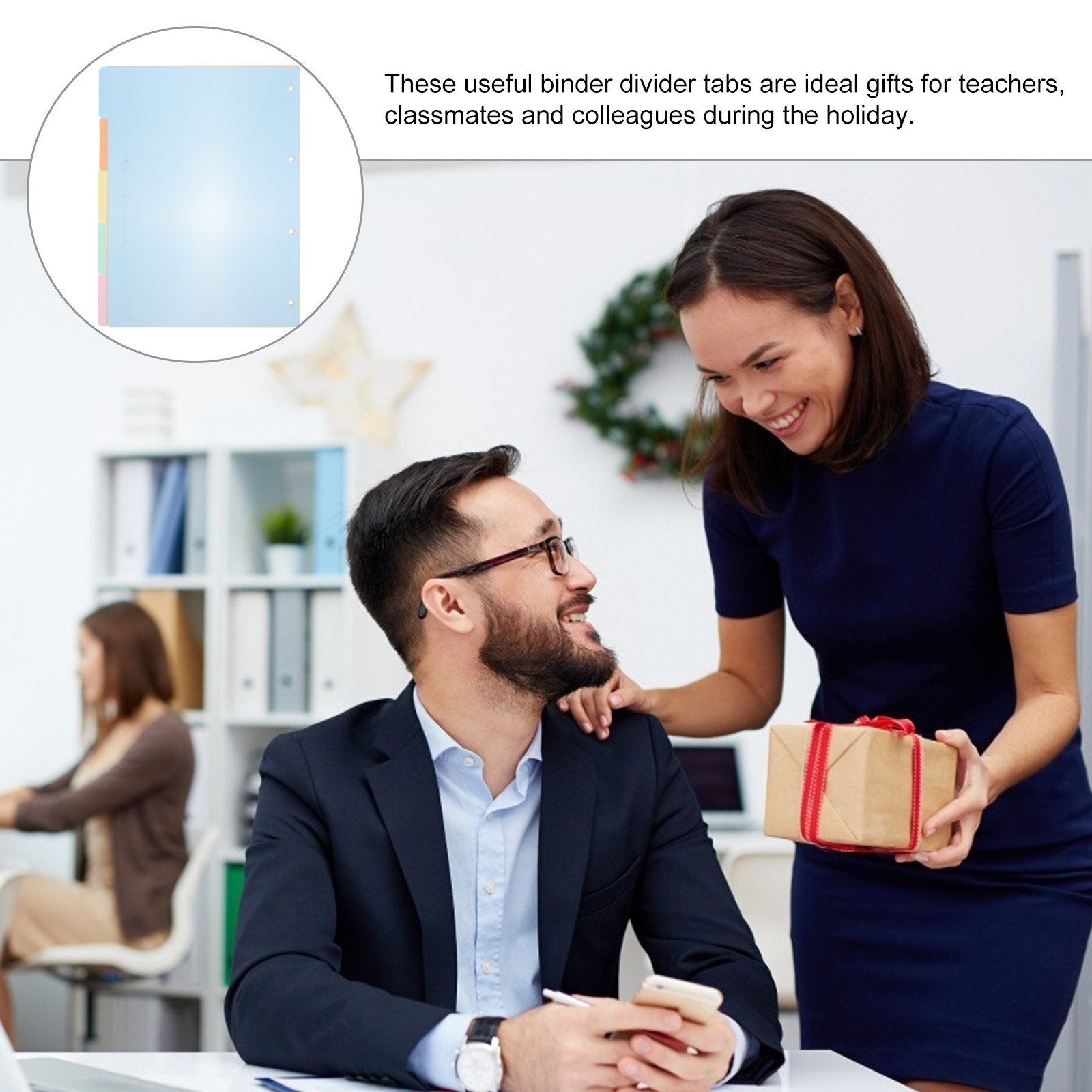 10Pcs Multicolor Plastic Index - Index Tab Divider review and price