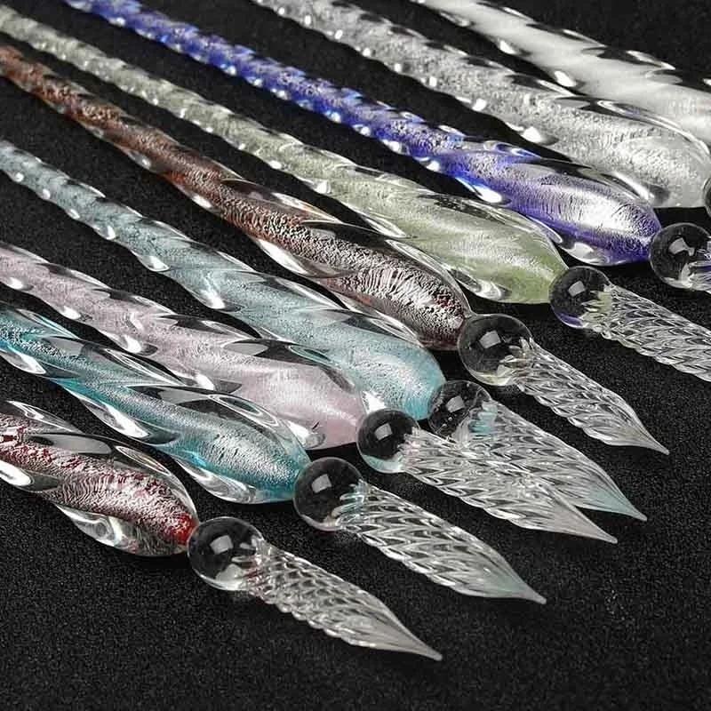 Colored Crystal Glass Dip Pen  - Stationery Warehouse review and price