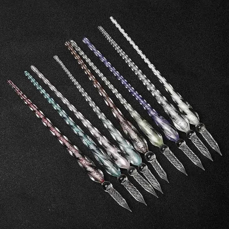 Colored Crystal Glass Dip Pen  - Stationery Warehouse review and price