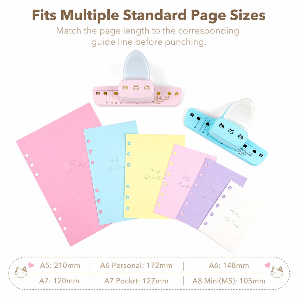 3-Hole Cute Cat Head Paper Pun - Paper Punch 3 Hole review and price