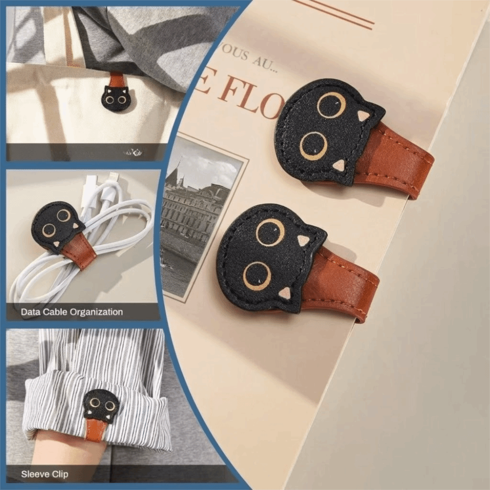 Cute PU Magnetic Page Clip Cat - Bookmark Magnetic Clip review and price