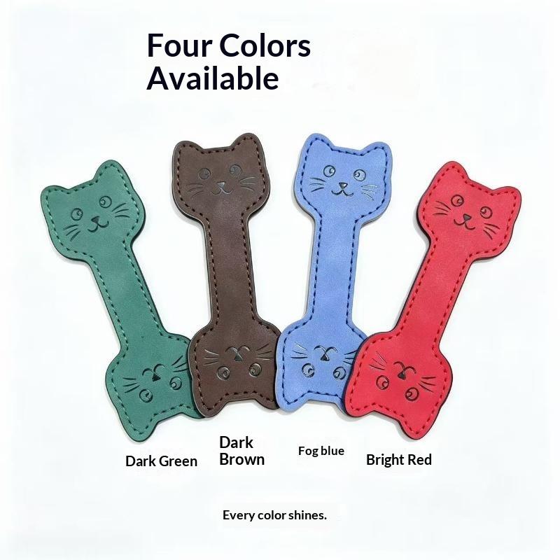 Cute Handmade PU Leather Magne - Bookmark Magnetic Clip review and price