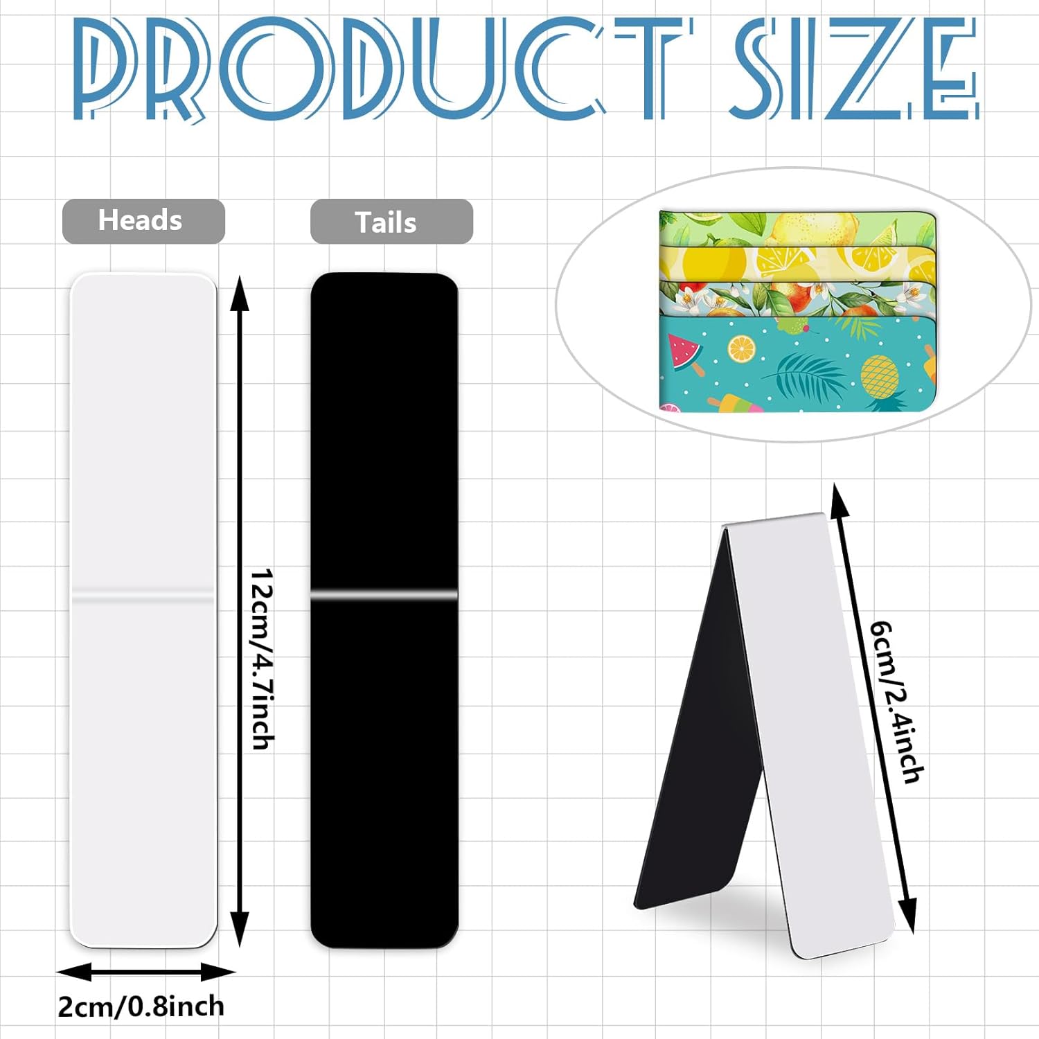 15PCS Blank Sublimation Magnet - Bookmark Magnetic Clip review and price