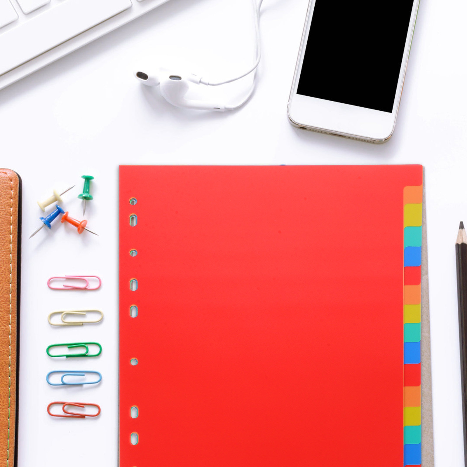 1 set Binder Notebook Plastic  - Index Tab Divider review and price